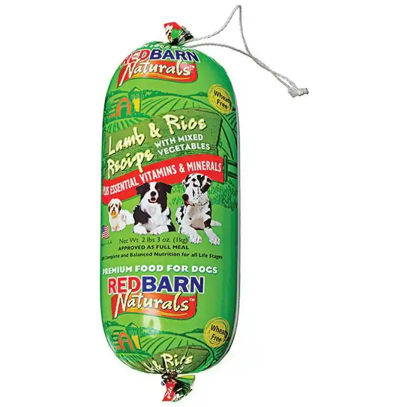 Redbarn Roll Lamb & Rice Medium 2 Lbs