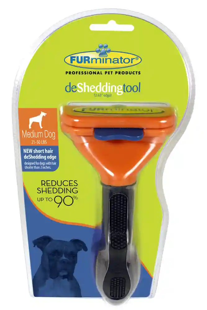 Fur Short Hair Deshedding Tool For Medium Dogs