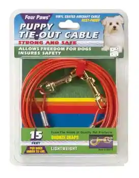 FP Cable Tie Out Puppy Lightweight 25 Lbs 15'