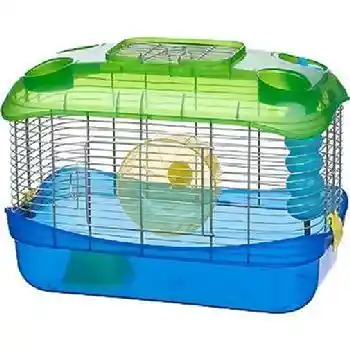 Critter Universe Eco Small Pet Home Blue/green 16x9.5x12 In