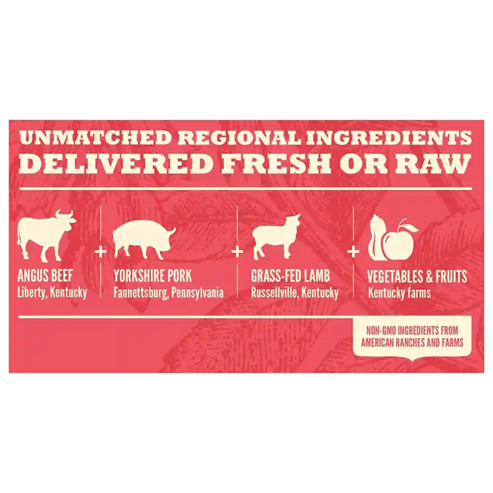 Heritage Dry Dog Food, Red Meat, Biologically Appropriate & Grain Free 4.5-lb