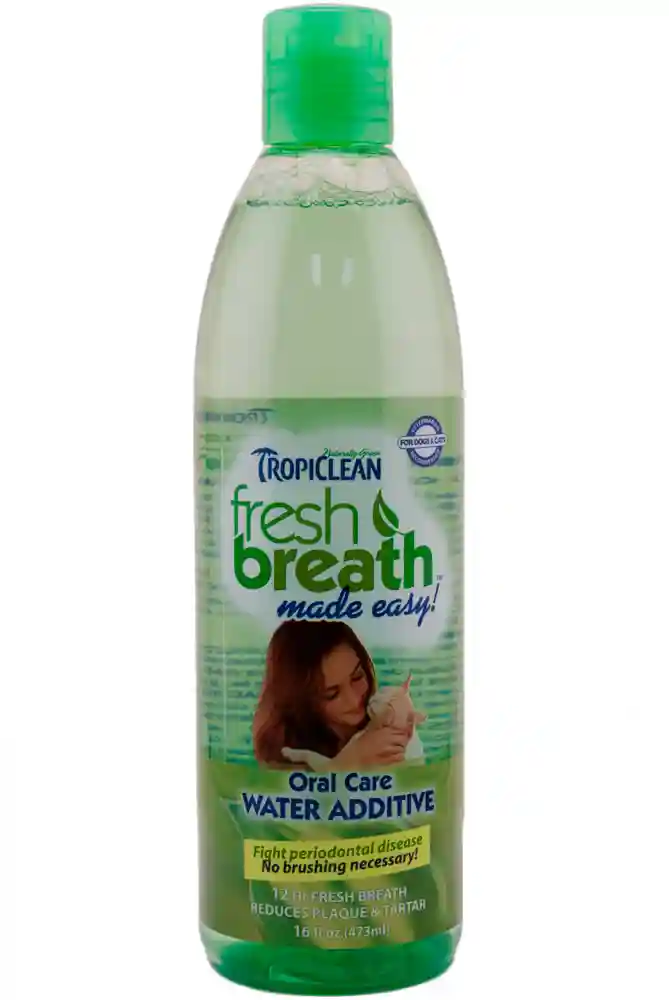 Tropiclean Fresh Breath Cat Water Additive 16 Oz