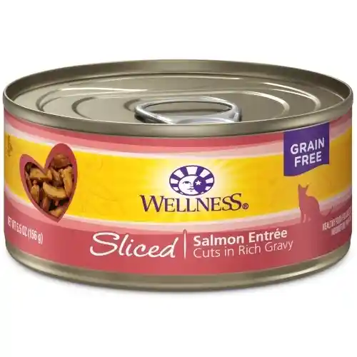Wellness Cat Slice Salmon 5.5 Oz