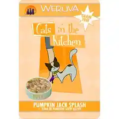 Cats In The Kitchen Pumpkin Jack Splash Pouches Wet Cat Food 3-oz