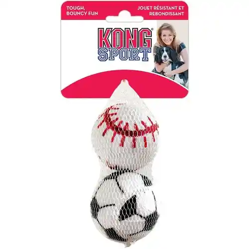 Kong Toy Sport Balls Large 2 Pack
