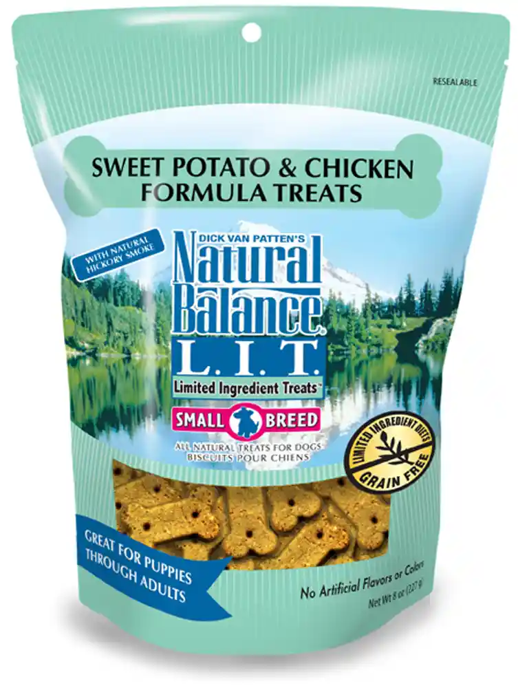 L.i.t. Limited Ingredient Treats Sweet Potato & Chicken Formula Dog Treats 8-oz