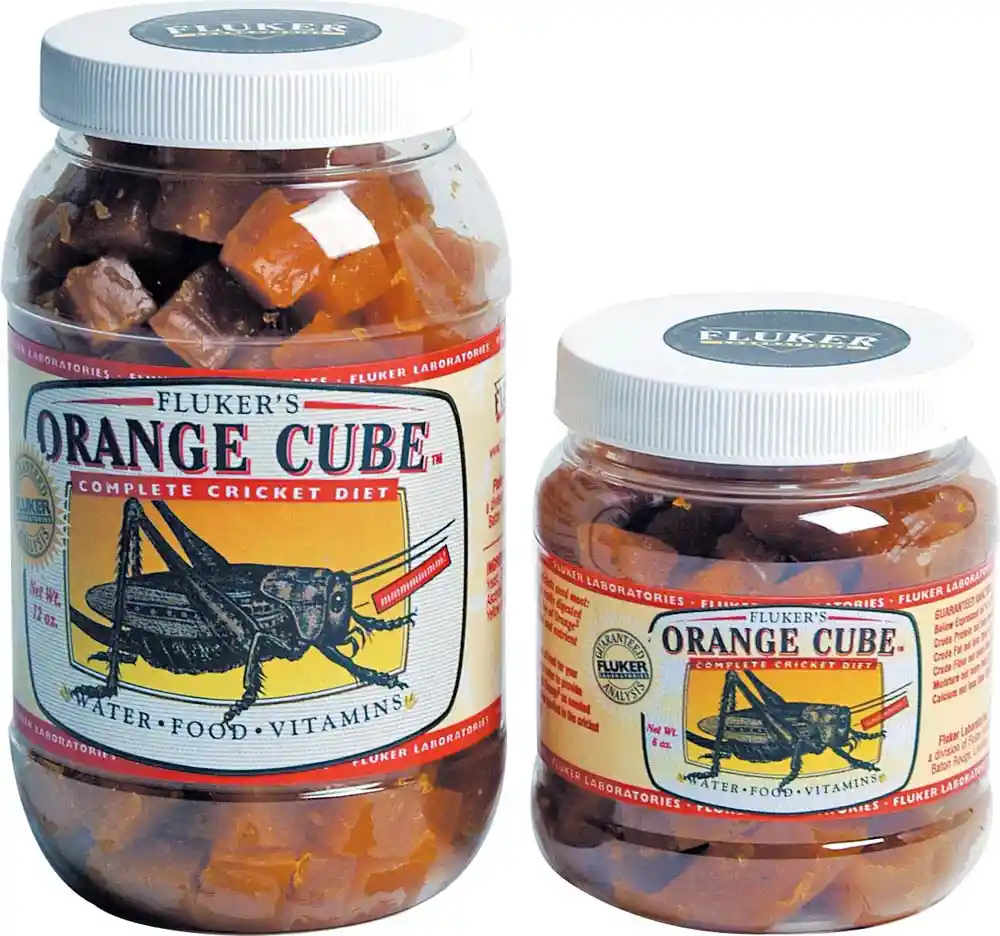 Orange Cube Complete Cricket Diet 12 Oz
