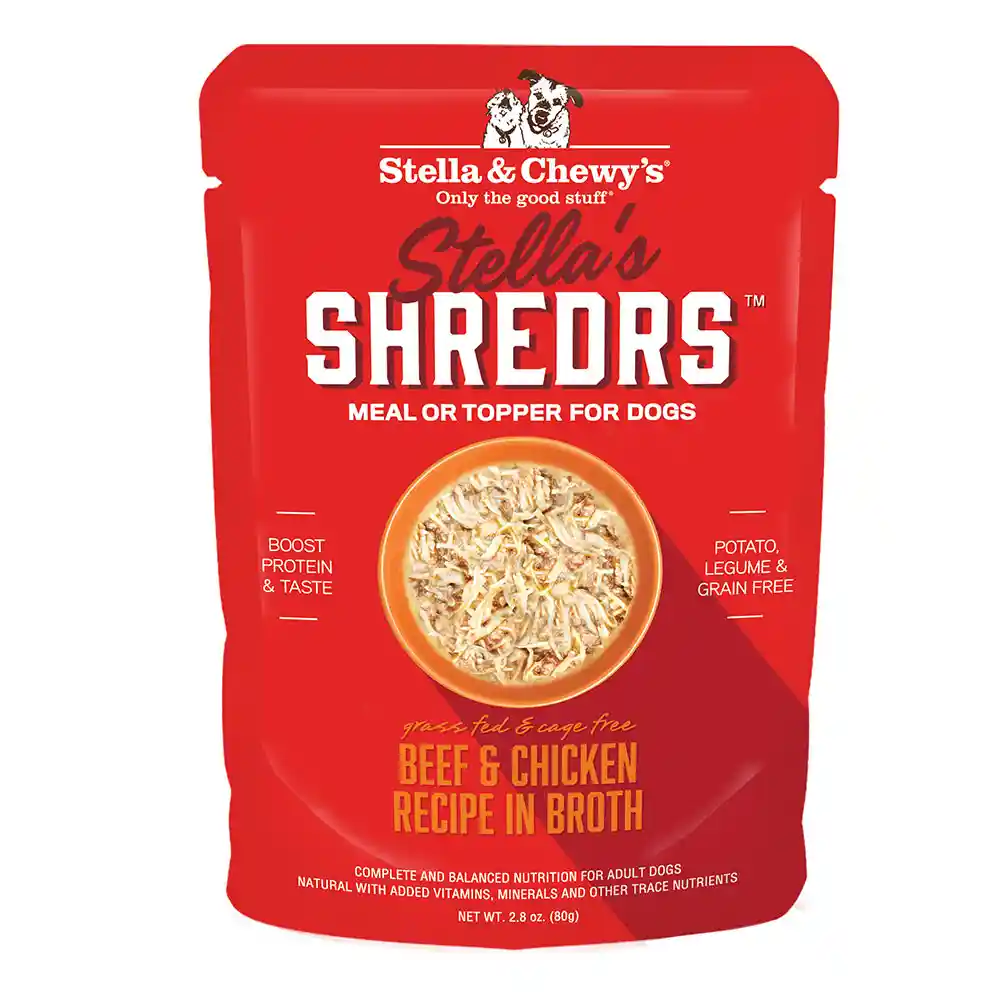 Stella & Chewy's Dog Shredrs Beef Chicken 2.8oz