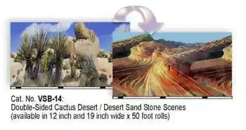 Background Desert/cactus 12"