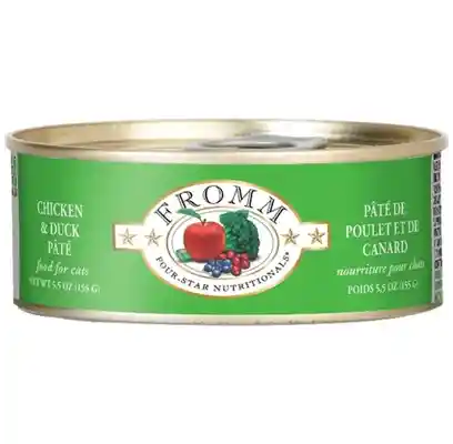 Four Star Grain Free Chicken & Duck Pate Canned Cat Food 5-oz