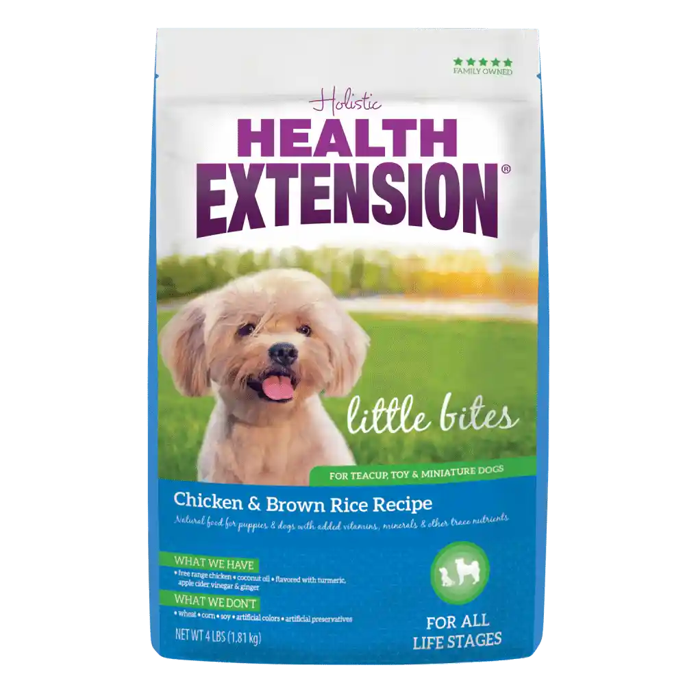 Little Bites Small Breed Chicken & Brown Rice Dry Dog Food 4-lb