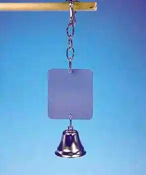 Toy Mirror Stainless Steel Hang With Bell