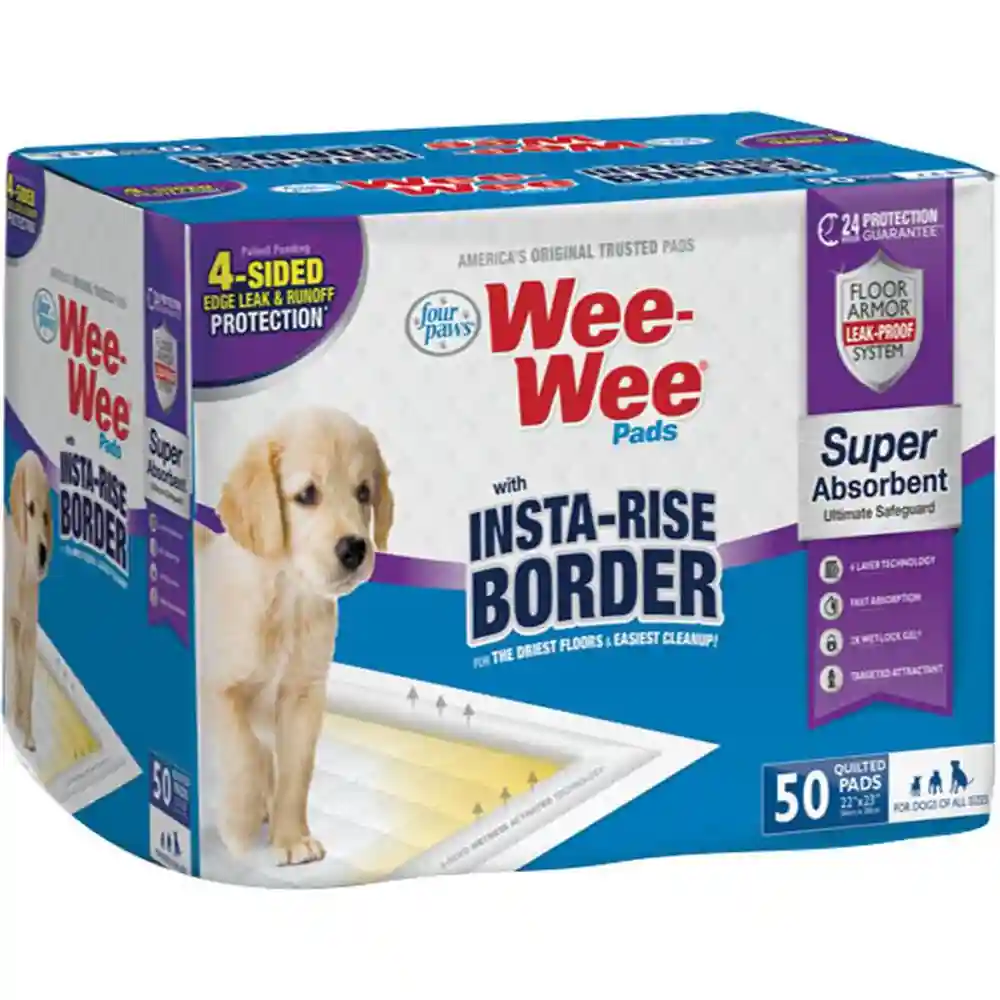 Wee-wee Insta-rise Border Pad