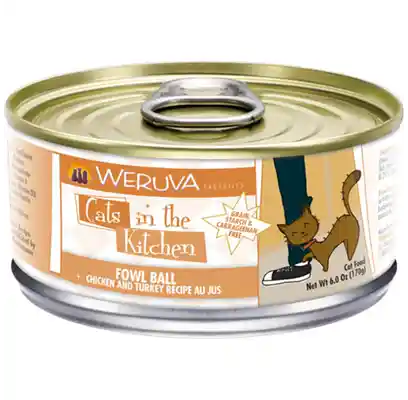 Weruva Cats In the Kitchen Fowl Ball 6 Oz