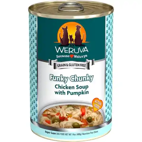 Funky Chunky Chicken Soup Canned Dog Food 14-oz