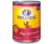 Wellness Beef & Chicken Canned Cat Food 12.5 Oz