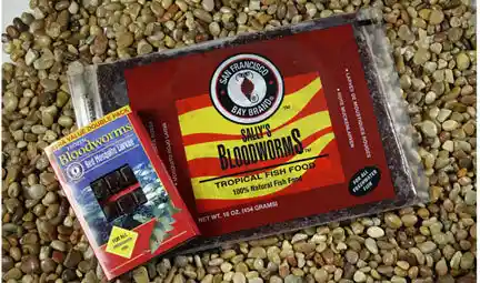 Sfb Frozen Bloodworms Food 4 Oz