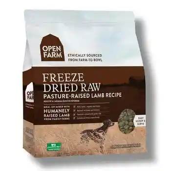 Pasture Raised Lamb Recipe Freeze Dried Raw Dog Food 13.5-oz