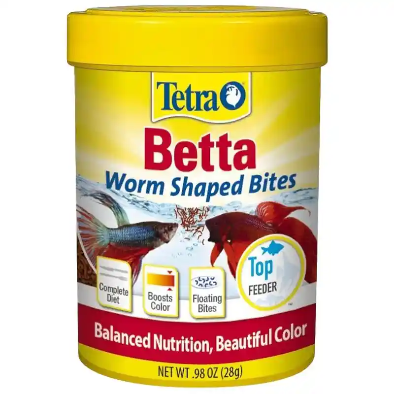 Tet Food Betta Worm Shape.98oz;