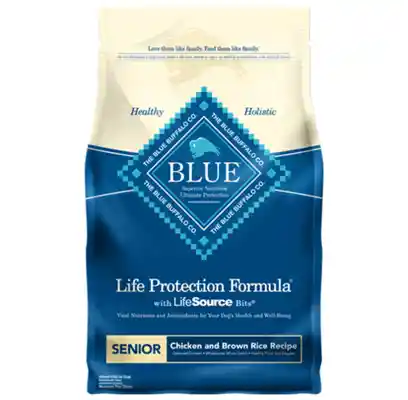 Blue Senior Chicken & Brown Rice 30 Lbs