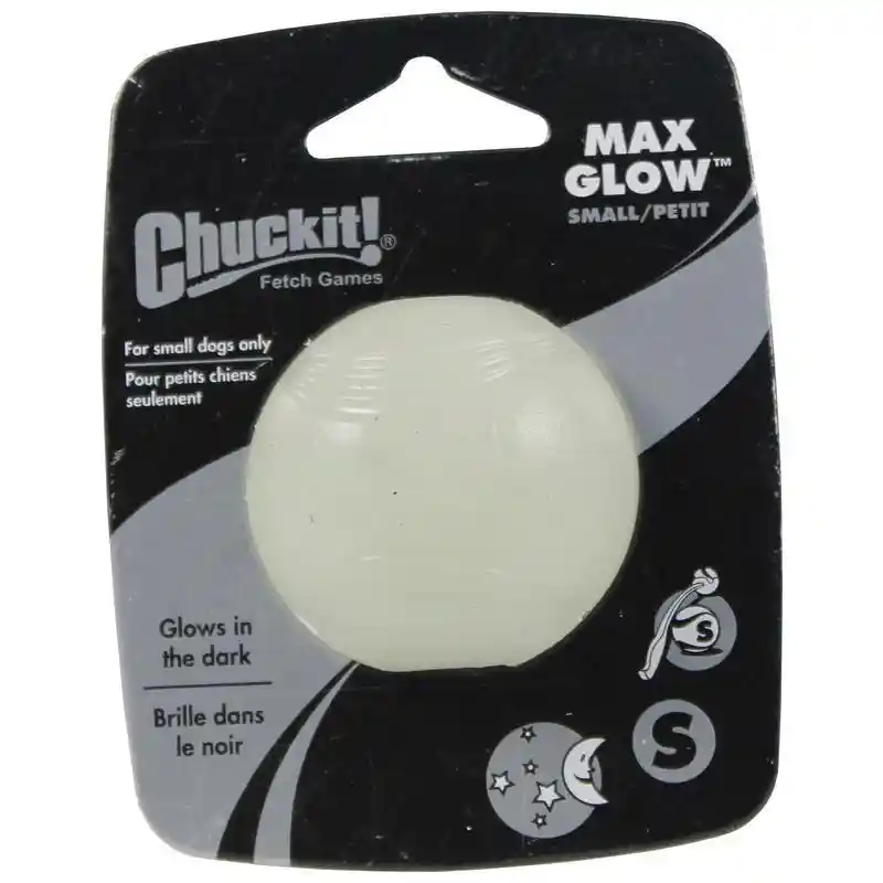 Chuckit Max Glow Ball White Small