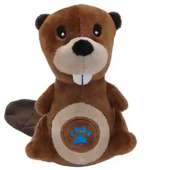 Paw Plush Dog Toys, Beaver, 5"