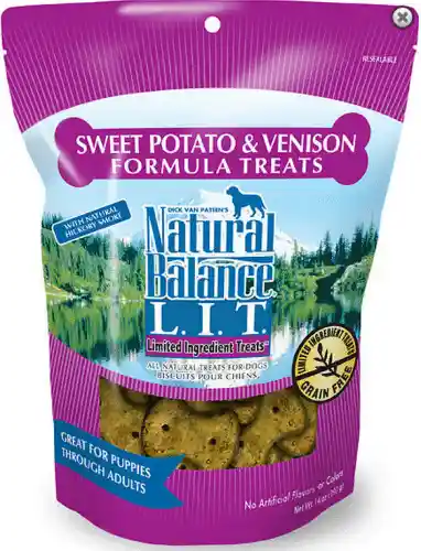 L.i.t. Limited Ingredient Treats Venison & Sweet Potato Dog Treats 8-oz