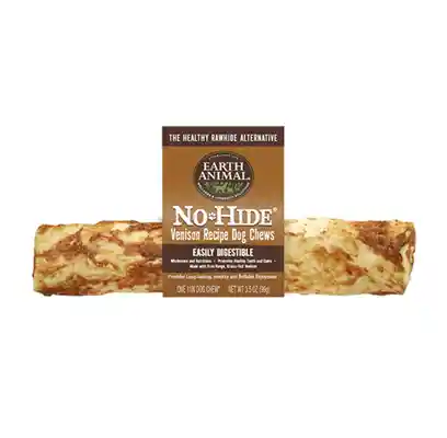 No-hide Easily Digestible Rawhide Alternative Venison Flavor Dog Chews 7" - Single
