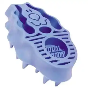 Zoom Groom Firm Rubber Puppy Brush Boysenberry