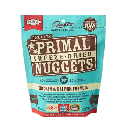Freeze Dried Nuggets Grain Free Chicken & Salmon Formula Cat Food 5.5-oz