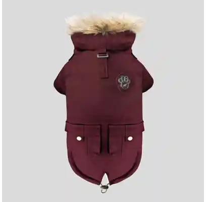 Size 12 Army Parka - Deep Red;