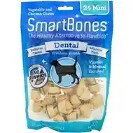 Mini Dental Chew Bones Dog Treats 24-pack
