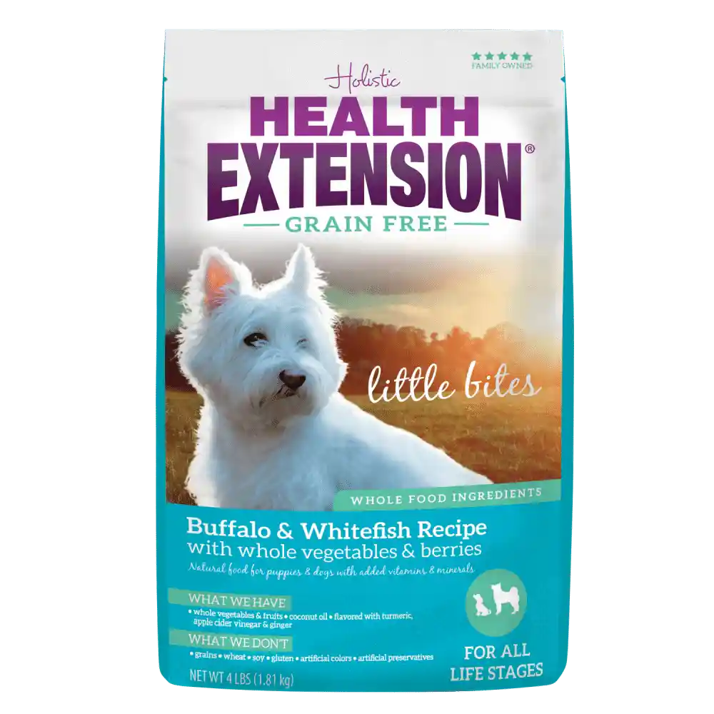 Grain Free Buffalo & Whitefish Little Bites Recipe Dry Dog Food 10-lb