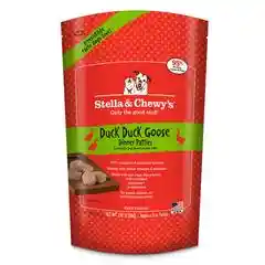 Dinner Patties Duck Goose Frozen Raw Dog Food 3-lb