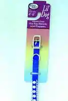 Nylon Jeweled 5/16" Collar 6" Black