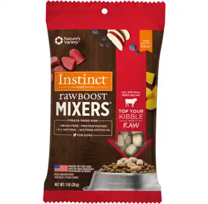 Raw Boost Mixer Dog Beef 1oz;