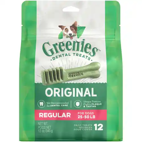 Original Regular Dental Dog Chews 12-oz
