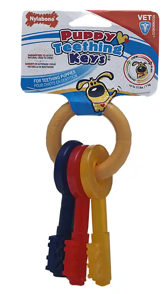 Puppy Teething Chew Keys X-small, Up To 15-lbs