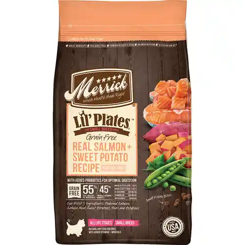 Lil' Plates Grain Free Small Breed Real Salmon & Sweet Potato Recipe Dry Dog Food 4-lb Test