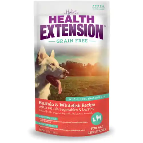 Grain Free Buffalo & Whitefish Little Bites Recipe Dry Dog Food 10-lb