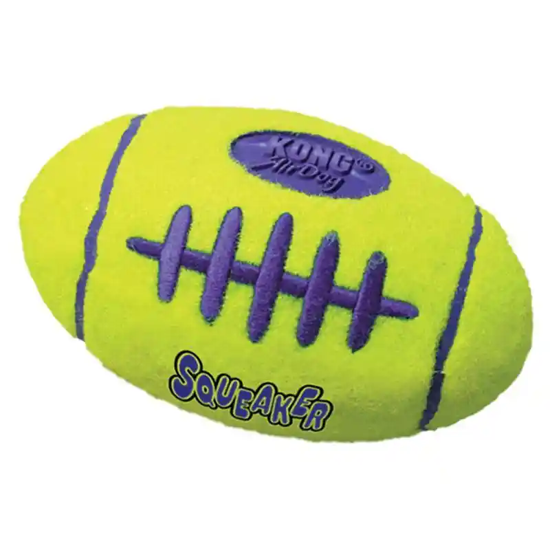 Air Kong Squeaker Football Smallall Yellow