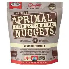 Freeze Dried Nuggets Grain Free Venison Formula Complete Diet For Dogs 14-oz