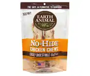 No-hide Easily Digestible Rawhide Alternative Chicken Flavor Dog Chews 4" - 2-pack