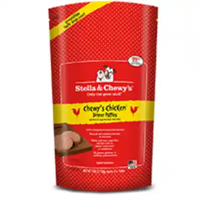 Dinner Patties Chewy's Chicken Frozen Raw Dog Food 12-lb