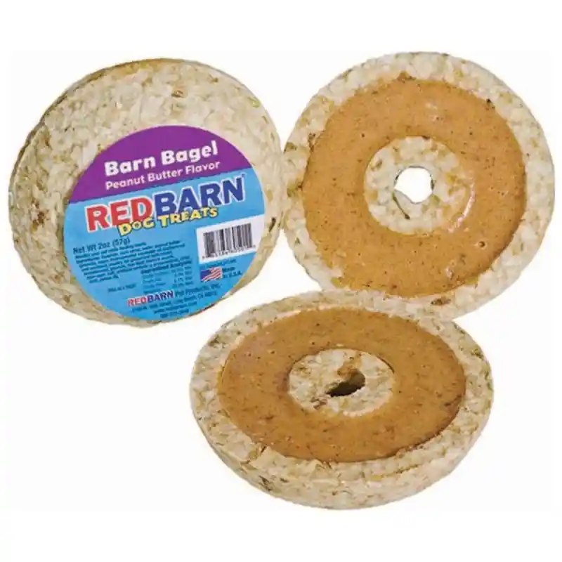 Redbarn Treat Bagel With Peanut Butter 2.5 Oz
