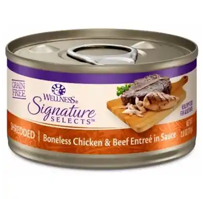Wellness Can Cat Signature Chicken/beef 2.8 Oz