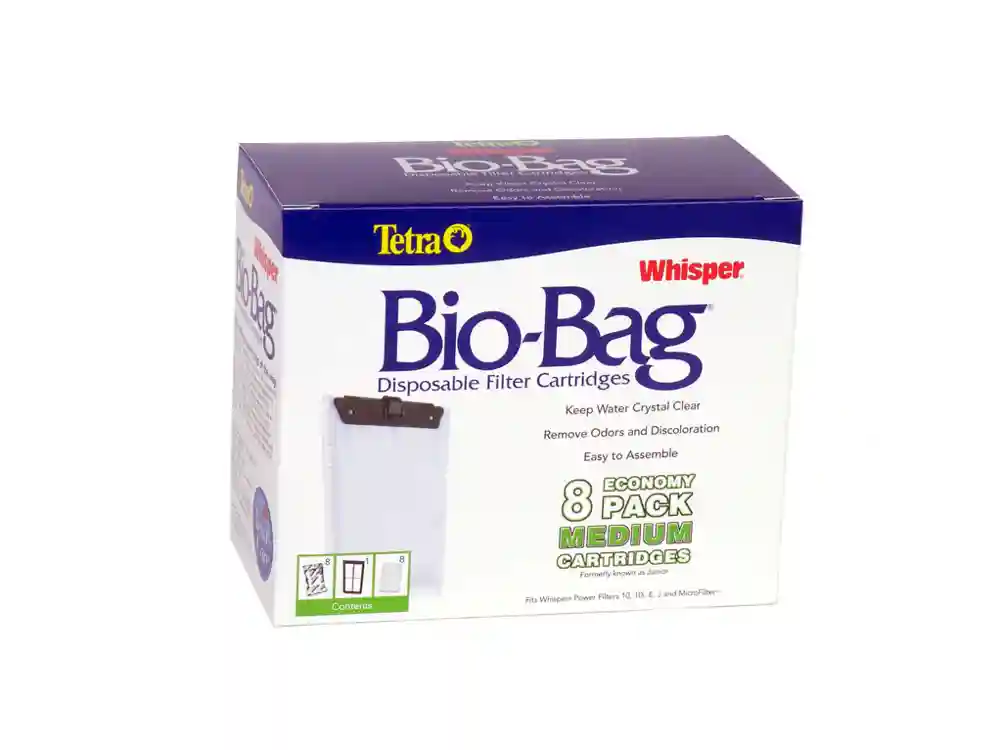 DISC Tetra Catridge Bio Bag Medium 8 Pk