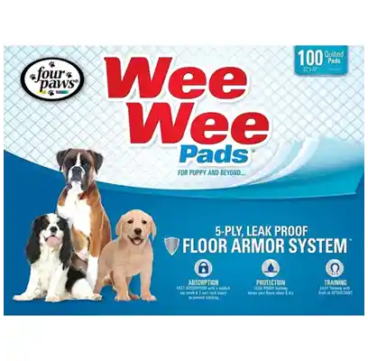 Wee Wee Pads 100 Pack Box