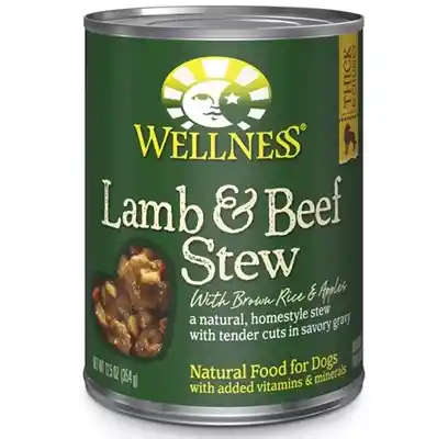 Wellness Can Dog Stew Lamb & Beef 12.5 Oz