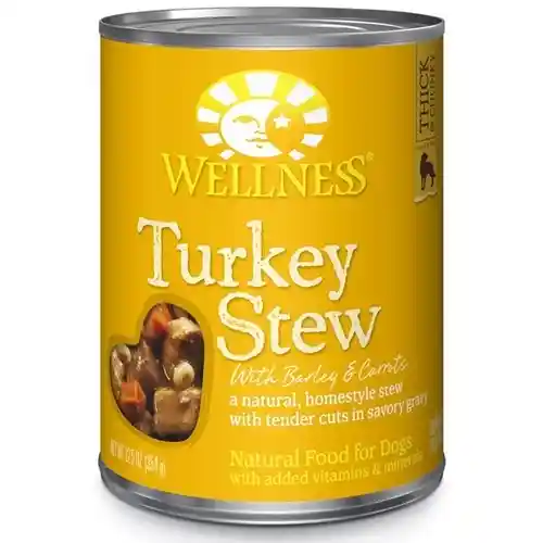 Wellness Can Dog Stew Turkey 12.5 Oz